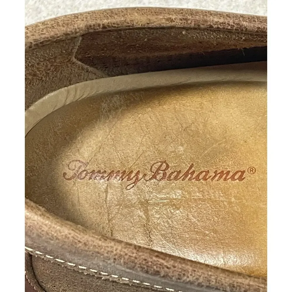 Tommy Bahama Felton Loafer Nubuck Perforated Leather Casual Shoes Men’s Size 13M